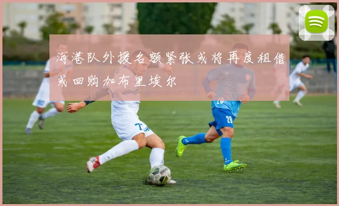 海港队外援名额紧张或将再度租借或回购加布里埃尔